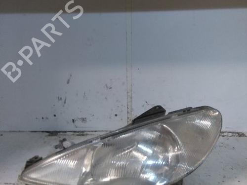Used Right headlight PEUGEOT 206 Hatchback (2A/C) 1.4 i (75 hp) 22230274
