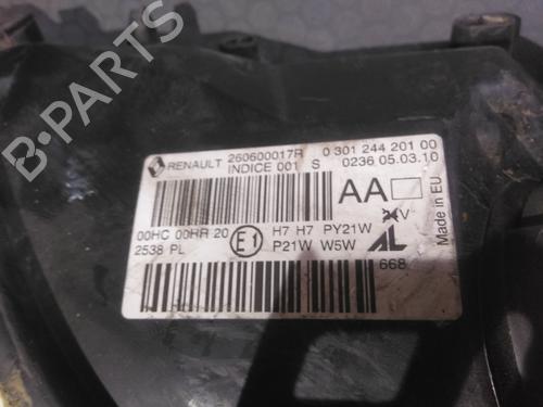 Left headlight RENAULT MEGANE III Hatchback (BZ0/1_, B3_) 1.5 dCi (BZ09, BZ0D, BZ1W, BZ29, BZ14) | BP35968820C28 - Image 2