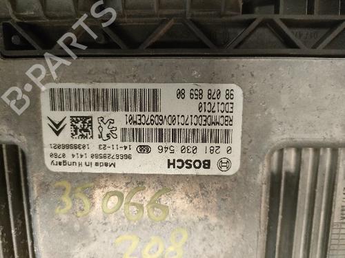 Engine control unit (ECU) PEUGEOT 208 I (CA_, CC_) 1.6 HDi | BP22784457M57