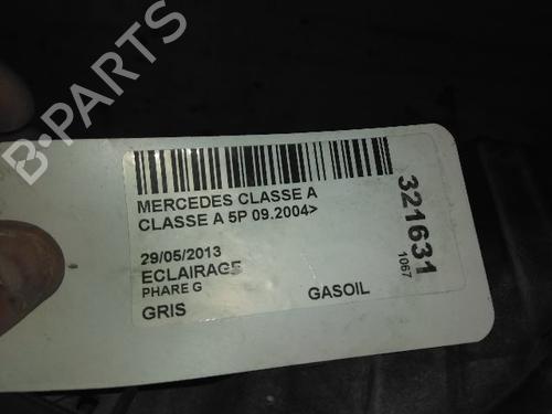 Used Left headlight MERCEDES-BENZ A-CLASS (W169) A 180 CDI (169.007, 169.307) (109 hp) 24549645