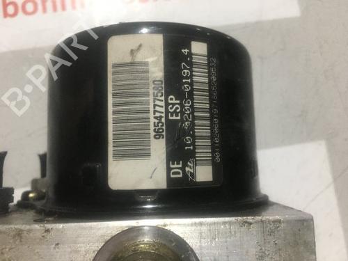 Used ABS pump PEUGEOT 1007 (KM_) 1.4 HDi (68 hp) 20637973