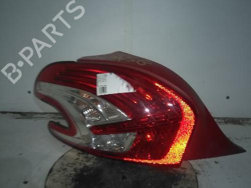 Used Left taillight PEUGEOT 208 I (CA_, CC_) 1.6 HDi (92 hp) 26890994