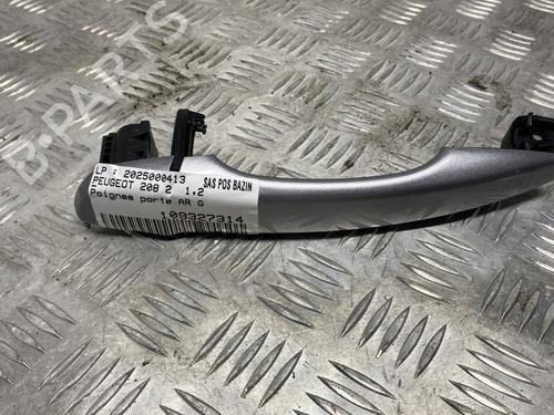 Used Rear left exterior door handle PEUGEOT 208 II (UB_, UP_, UW_, UJ_) 1.2 PureTech 100 (101 hp) 27540303