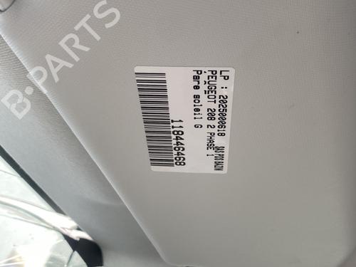left-sun-visor-peugeot-208-ii-ub_-up_-uw_-uj_-2019-31090667 main image