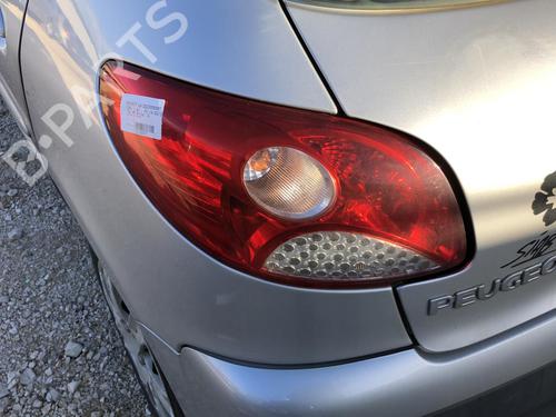 Used Left taillight PEUGEOT 206+ (2L_, 2M_) 1.4 i (73 hp) 22110606