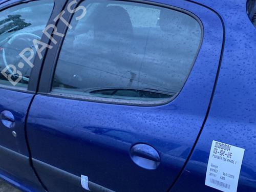 Used Left rear door PEUGEOT 206 Hatchback (2A/C) 1.4 i (75 hp) 31691298