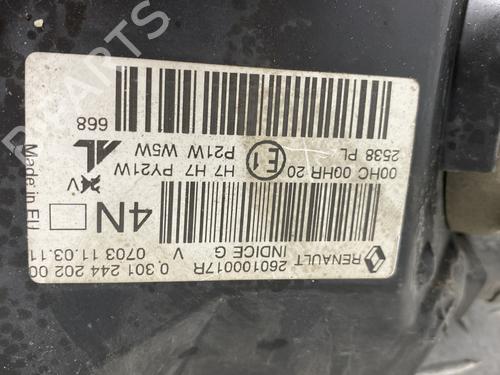 Højre forlygte RENAULT MEGANE III Hatchback (BZ0/1_, B3_) 1.5 dCi (BZ09, BZ0D, BZ1W, BZ29, BZ14) | BP30462560C29