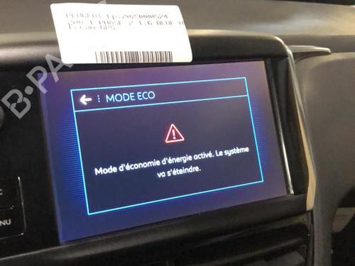 Used Display monitor PEUGEOT 208 I (CA_, CC_) 1.6 HDi / BlueHDi 75 (75 hp) 19910953