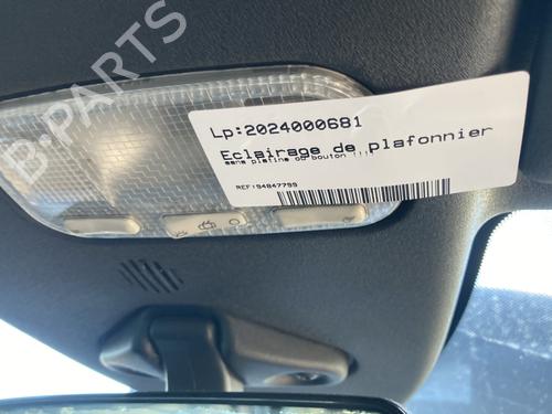 Interior roof light CITROËN C3 Pluriel (HB_) 1.4 | BP20496158I8 