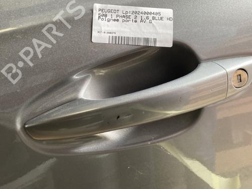Used Front left exterior door handle PEUGEOT 508 I (8D_) 1.6 BlueHDi 120 (120 hp) 19909334