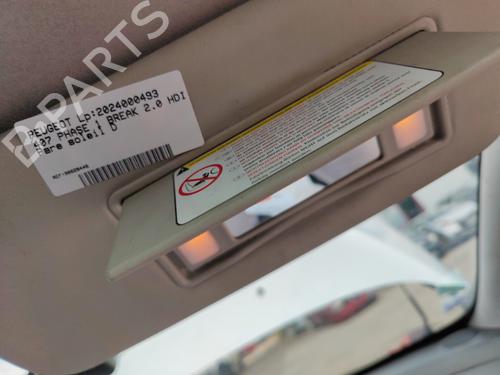 Used Right sun visor PEUGEOT 407 SW (6E_, 6D_) 2.0 HDi 135 (136 hp) 22124485