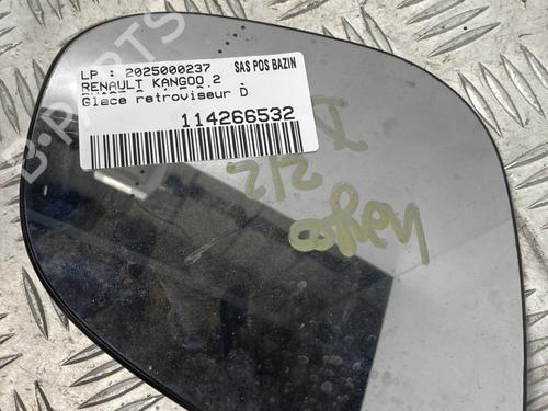 Used Right mirror glass RENAULT KANGOO Express (FW0/1_) 1.5 dCi 90 (FW0G, FW05, FW08, FW11) (90 hp) 29829313