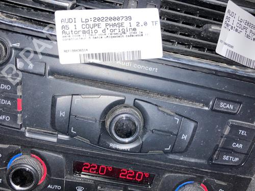 Radio AUDI A5 (8T3) 2.0 TFSI | BP22374341E6 