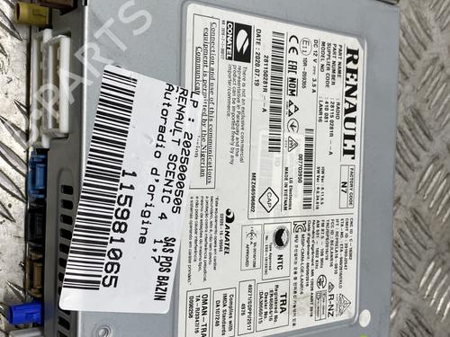 Radio RENAULT SCÉNIC IV (J9_) 1.7 Blue dCi 120 (J9A7, J9A8) | BP30517856E6