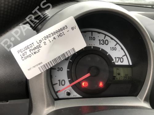 Instrument cluster PEUGEOT 107 (PM_, PN_) 1.4 HDi | BP19913788C47 