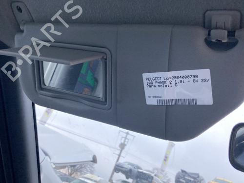 Used Left sun visor Left sun visor PEUGEOT 106 II (1A_, 1C_) 1.0 i (50 hp) 21836140 21836140
