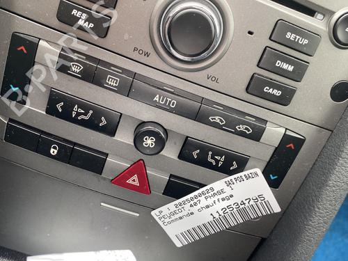 Climate control PEUGEOT 407 (6D_) 2.0 HDi 135 (6DRHRH, 6DRHRE, 6DRHRG, 6DRHRJ) | BP29191607I5 - Image 3