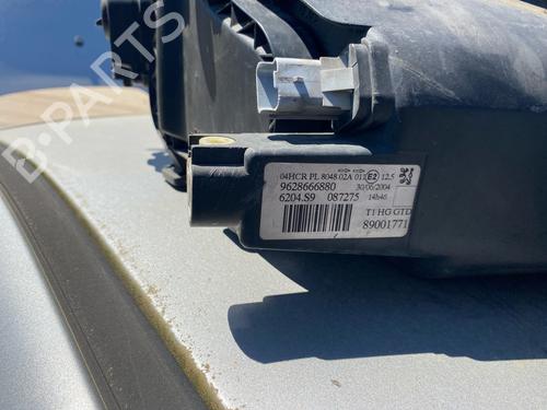 Used Left headlight Left headlight PEUGEOT 206 Hatchback (2A/C) 2.0 HDI 90 (90 hp) 34169829 34169829