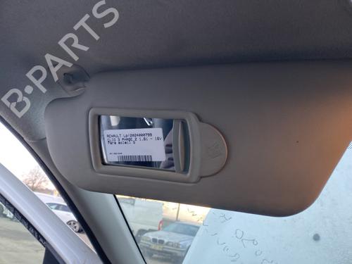 Used Left sun visor RENAULT CLIO III (BR0/1, CR0/1) 1.6 16V (BR05, BR0B, BR0Y, BR15, BR1J, BR1M, BR1Y, CR0B,... (112 hp) 23785023