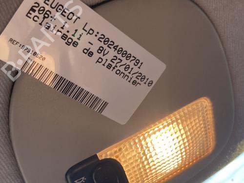 Used Interior roof light PEUGEOT 206+ (2L_, 2M_) 1.1 (60 hp) 21825900
