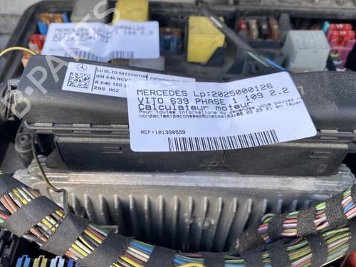 Used Engine control unit (ECU) MERCEDES-BENZ VITO / MIXTO Van (W639) 109 CDI (639.601, 639.603, 639.605) (95 hp) 25270642