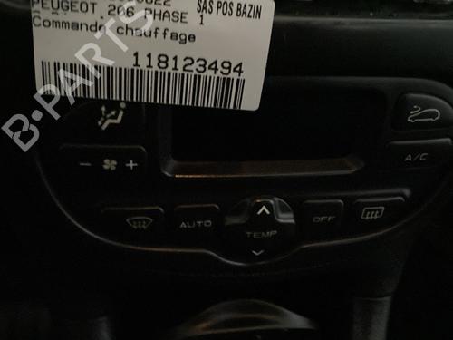 Commande Chauffage PEUGEOT 206 Hatchback (2A/C) 2.0 HDI 90 | BP30939260I5