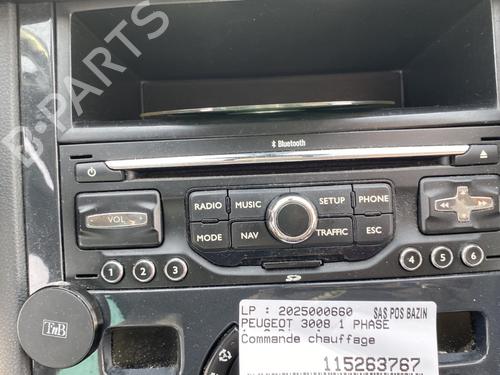 Used Radio PEUGEOT 3008 I MPV (0U_) 2.0 HDi (163 hp) 30199987