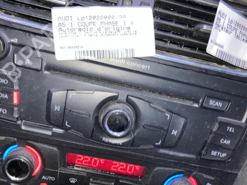 Used Radio Radio AUDI A5 (8T3) 2.0 TFSI (180 hp) 22374341 22374341