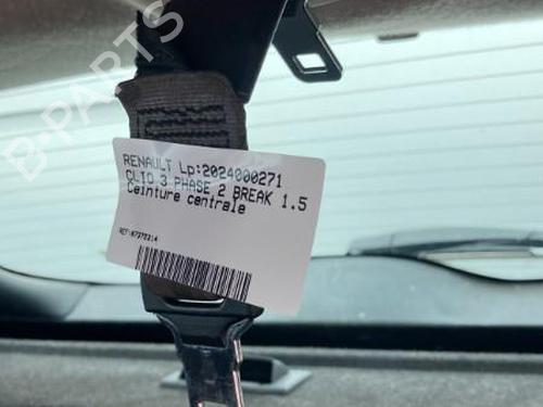 Used Rear center seatbelt RENAULT CLIO III (BR0/1, CR0/1) [2005-2014]  21808734