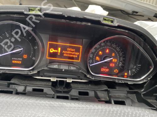 Used Instrument cluster PEUGEOT 208 I (CA_, CC_) 1.6 HDi / BlueHDi 75 (75 hp) 19906864