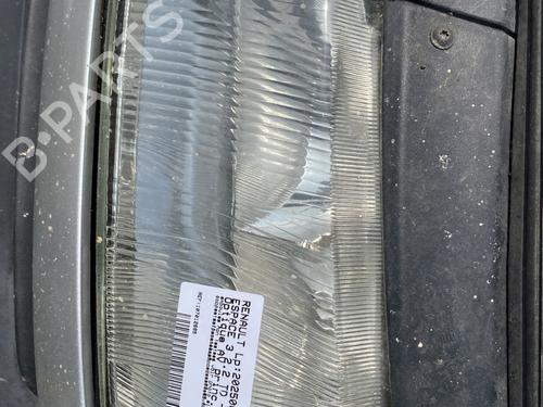 Used Left headlight RENAULT ESPACE III (JE0_) 2.2 12V TD (JE0E, JE0H, JE0P) (113 hp) 26457503