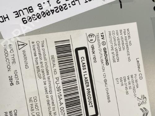 Switch PEUGEOT 208 I (CA_, CC_) 1.6 HDi / BlueHDi 75 | BP22123569I30