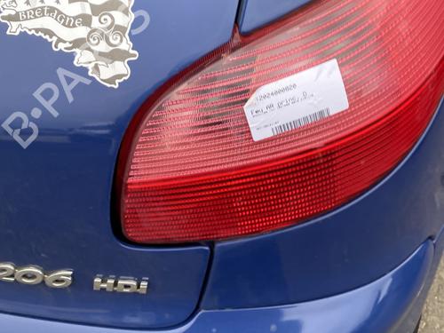 Used Right taillight PEUGEOT 206 Hatchback (2A/C) 2.0 HDI 90 (90 hp) 22330581