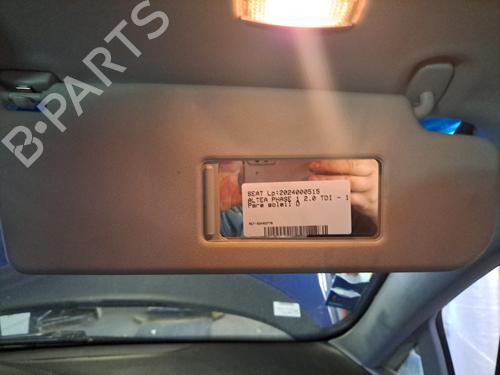 Used Right sun visor SEAT ALTEA (5P1) 2.0 TDI 16V (140 hp) 22918700