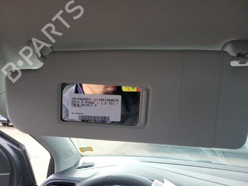 Used Left sun visor VW POLO V (6R1, 6C1) 1.2 TDI (75 hp) 20174102