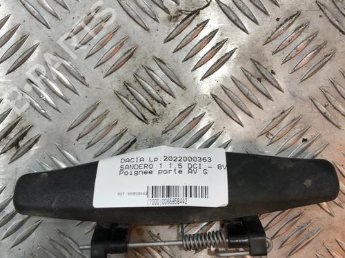 Front left exterior door handle DACIA SANDERO 1.5 dCi | BP27663752C128