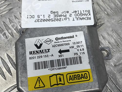 ECU airbags RENAULT KANGOO Express (FW0/1_) 1.5 dCi 90 (FW0G, FW05, FW08, FW11) | BP25214827M53 