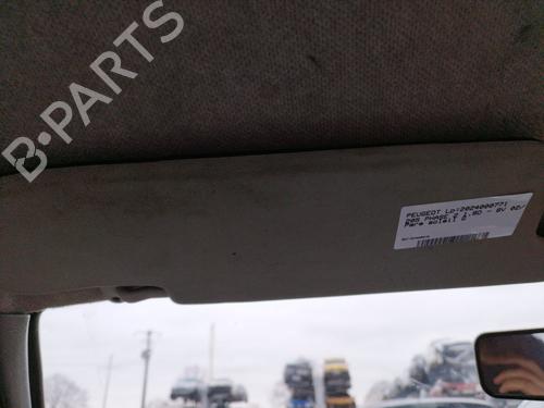 Used Left sun visor PEUGEOT 205 II (20A/C) 1.7 Diesel (60 hp) 21836176