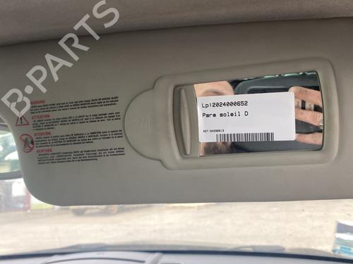 Used Right sun visor RENAULT MEGANE II Estate (KM0/1_) 1.5 dCi (KM16, KM1E) (106 hp) 20300640