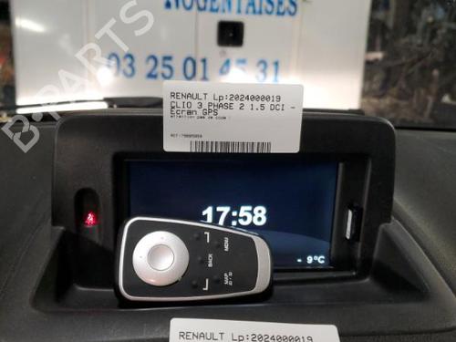 Used Display monitor RENAULT CLIO III (BR0/1, CR0/1) 1.5 dCi (BR17, CR17) (86 hp) 22115909