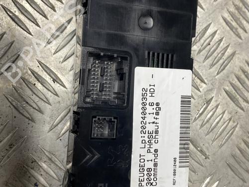Climate control PEUGEOT 3008 I MPV (0U_) 1.6 HDi | BP20933554I5 