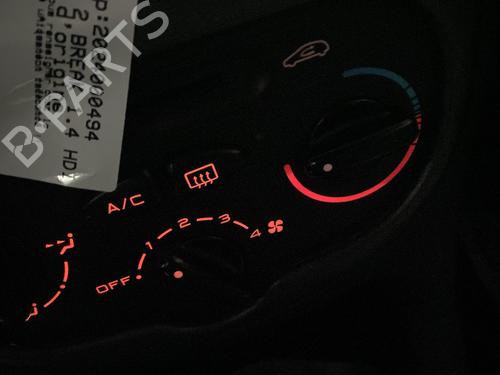 Used Climate control Climate control PEUGEOT 206 SW (2E/K) 1.4 HDi (68 hp) 21666392 21666392