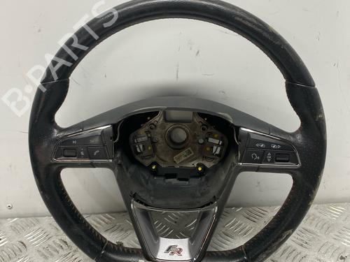 Steering wheel SEAT LEON (5F1) 2.0 TDI | BP36897715C49 - Image 4