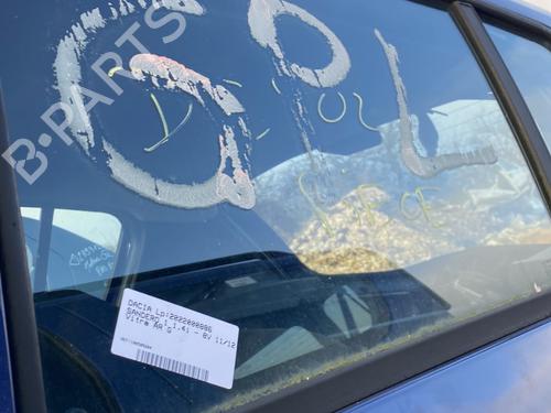 Rear left door window DACIA SANDERO 1.4 MPI LPG | BP23783433C20