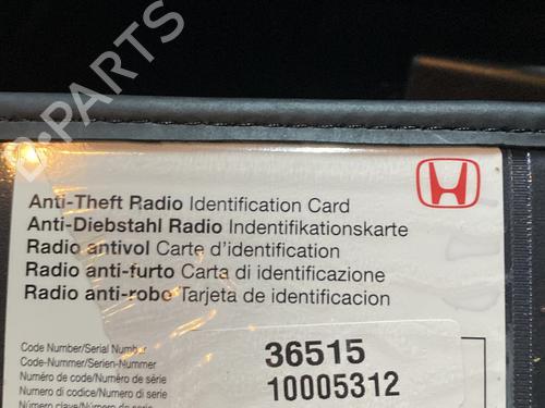 Autoradio HONDA ACCORD VIII (CU) 2.2 i-DTEC (CU3) | BP30746610E6