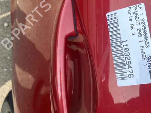 Used Rear left exterior door handle PEUGEOT 208 I (CA_, CC_) 1.4 HDi (68 hp) 27926932