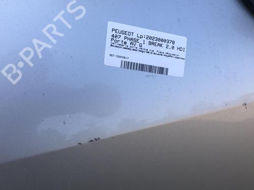 Left front door PEUGEOT 407 SW (6E_, 6D_) 2.0 HDi 135 | BP19908740C2 
