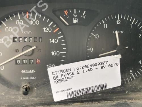 Instrument cluster CITROËN AX (ZA-_) 14 D | BP22121313C47 