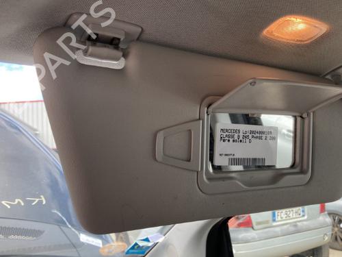 Used Right sun visor MERCEDES-BENZ B-CLASS Sports Tourer (W245) B 200 CDI (245.208) (140 hp) 22124078