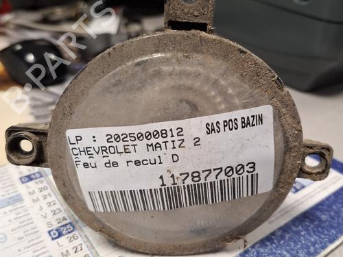 Reverse light CHEVROLET MATIZ (M200, M250) 0.8 | BP30861093C36 - Image 5